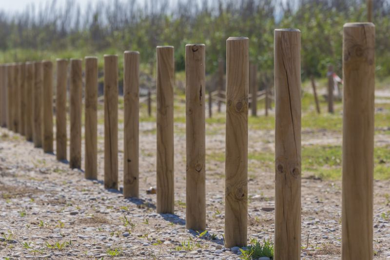 Fence Post Installation in Spring