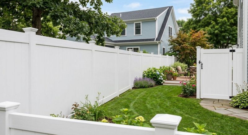 Vinyl Pool Fence Installation in Wilmington, NC